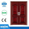 Steel security double door